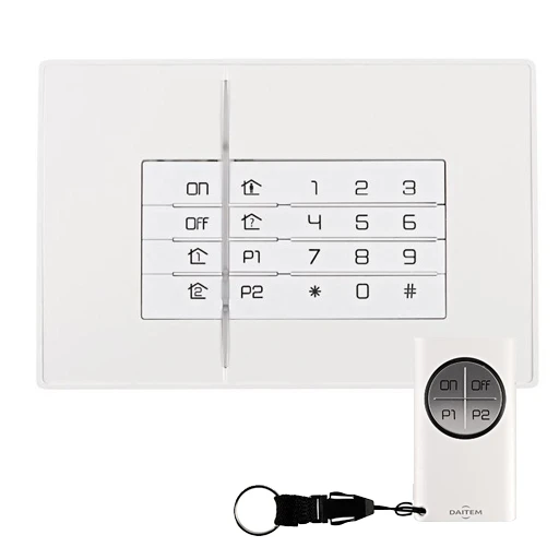 clavier et télécommande Daitem